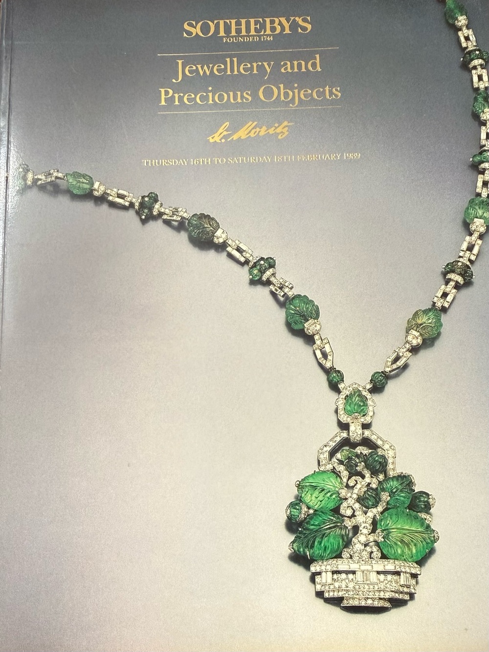 Sotheby’s Auction Catalogue 1989